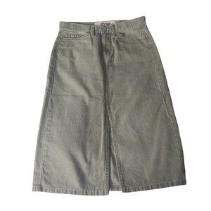 GAP JEANS Sage Green Denim Skirt | Size US 1